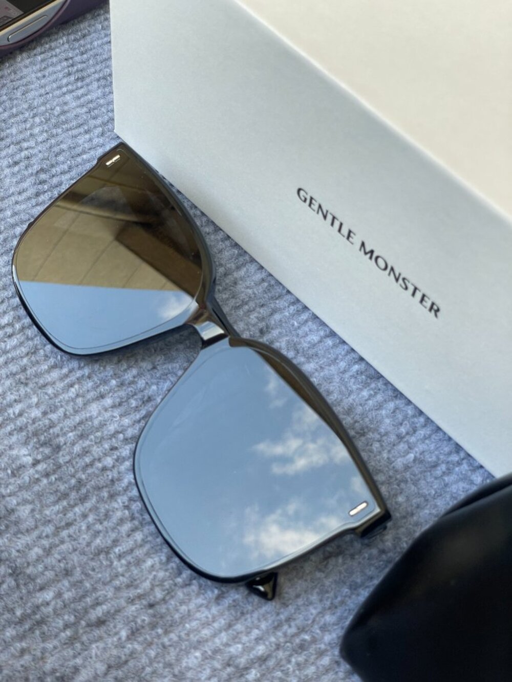 Gentle Monster black sunglasses